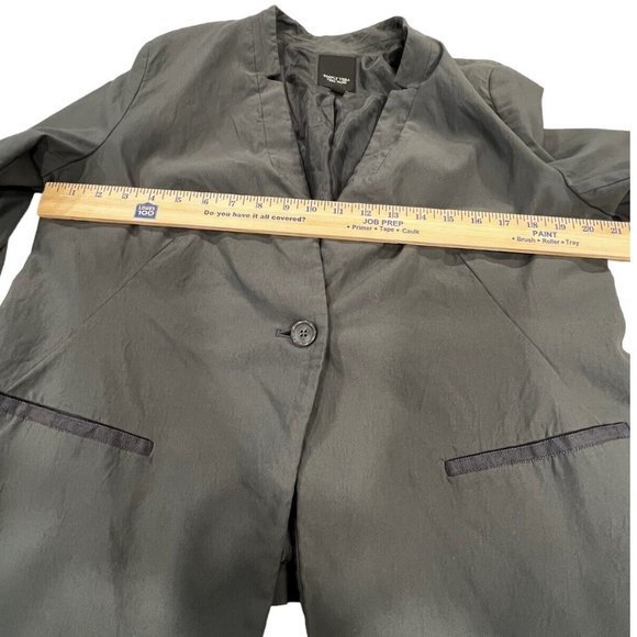 Simply Vera Vera Wang Single Button Blazer Jacket Long Sleeve Size XXL Gray - Picture 11 of 12